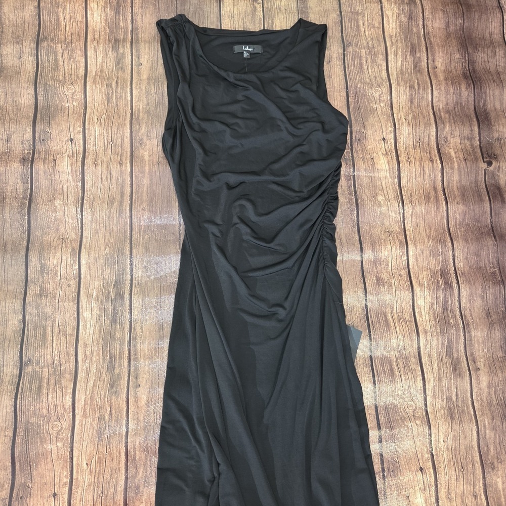 Lulu's Black Sleeveless Maxi Dress with Side Slit - Picture 9 of 13